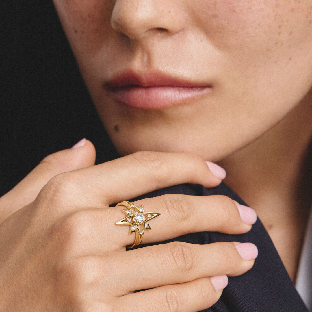 Ring star with zirconia | Jewellery Boutique Australia
