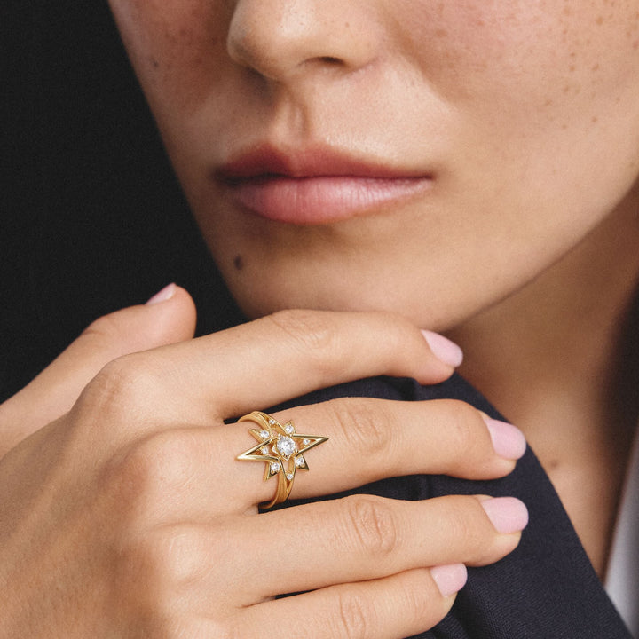 Ring star with zirconia | Jewellery Boutique Australia