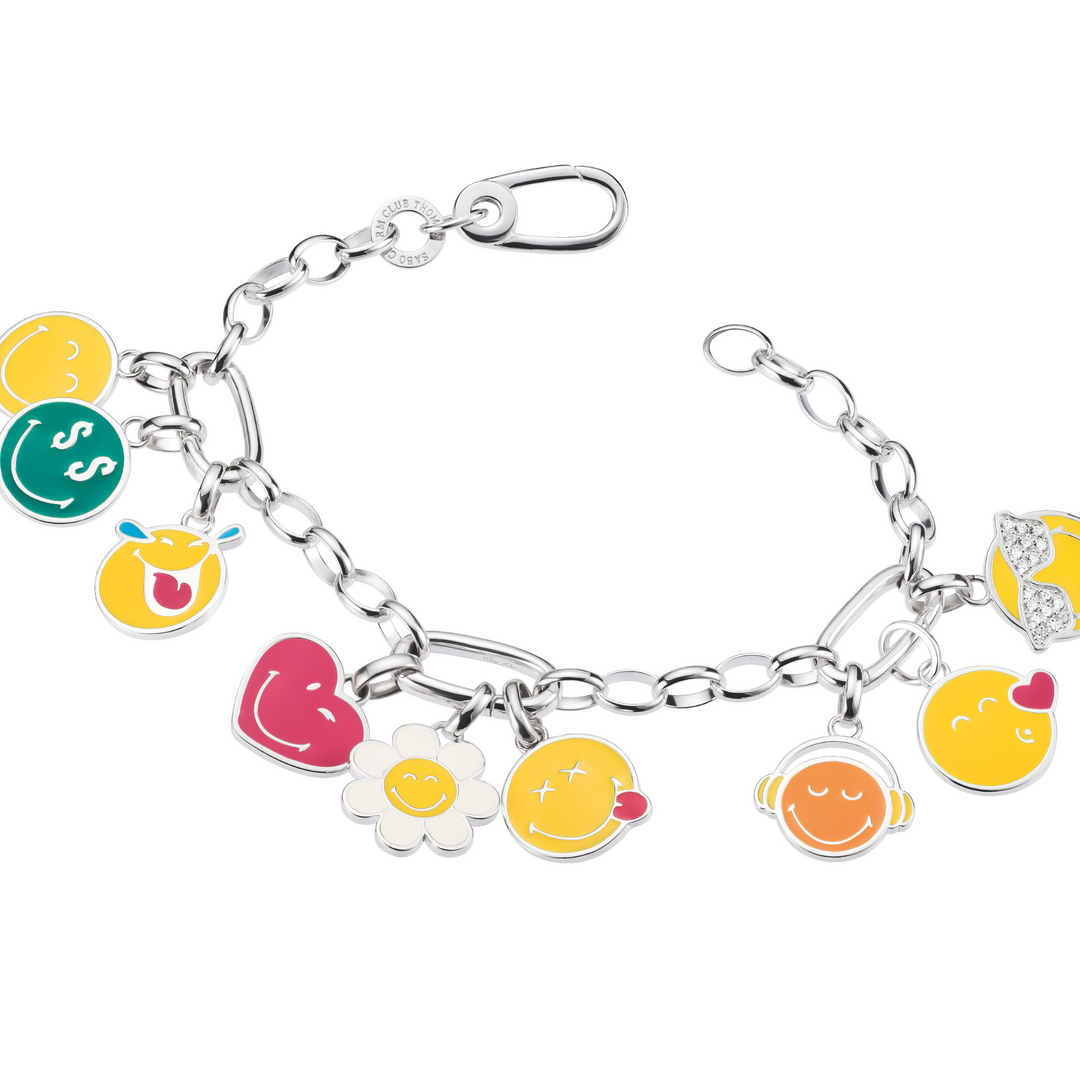 SMILEYWORLD® Connect Charms on a Connect Bracelet