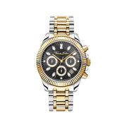 THOMAS SABO Divine Chrono Watch with Dial in Black Yellow