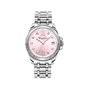 THOMAS SABO Watch Divine Pink with Stones Silver-Coloured