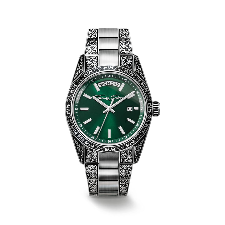 Rebel Revive Watch 36 mm Green | THOMAS SABO Australia