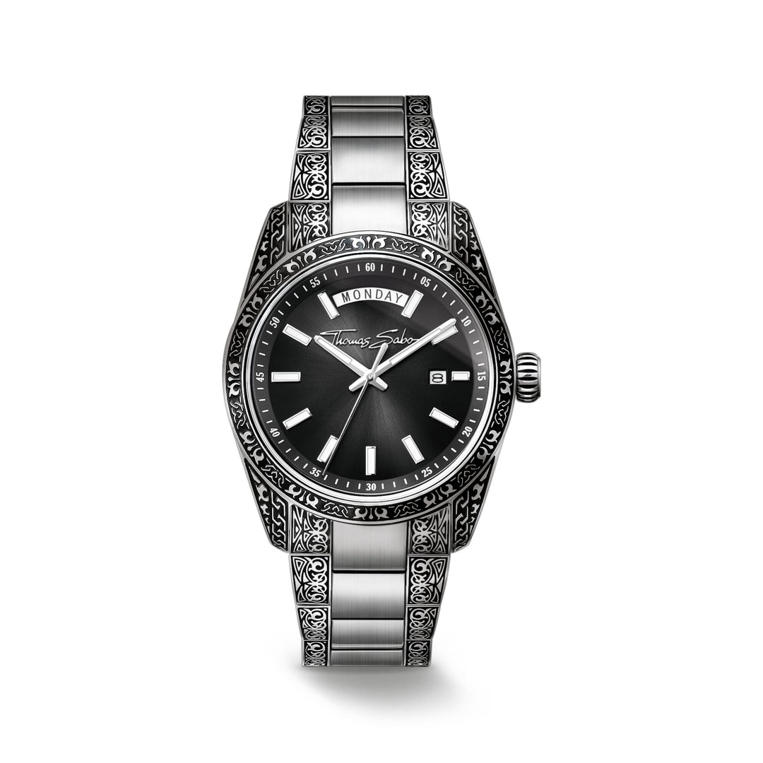 Rebel Revive Watch 40mm Black | THOMAS SABO Australia