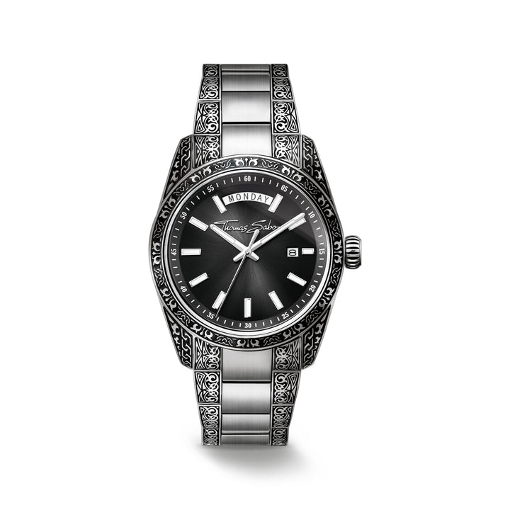 Rebel Revive Watch 40mm Black | THOMAS SABO Australia