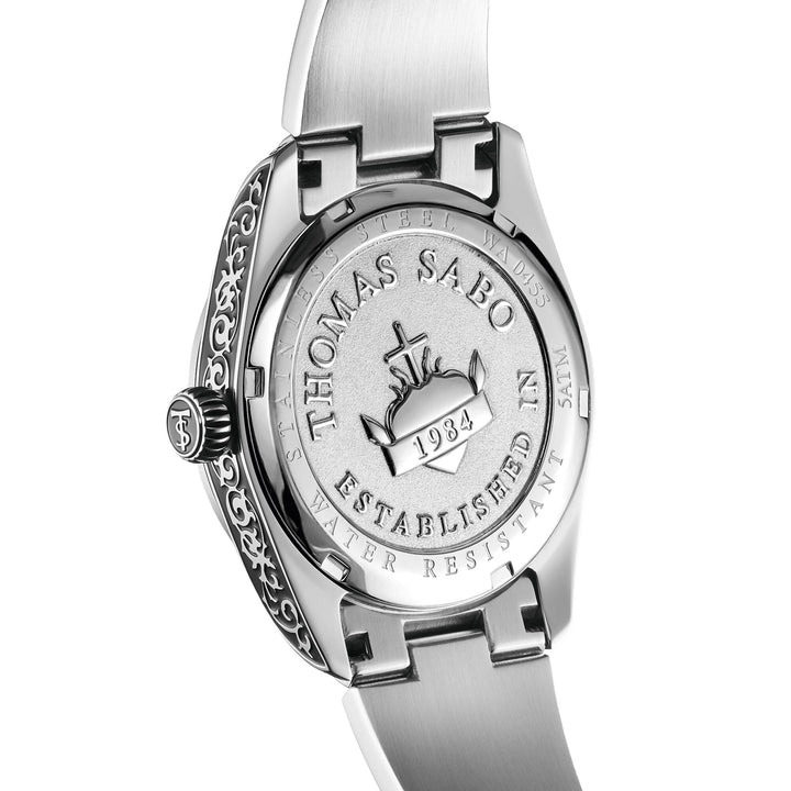 THOMAS SABO Women's Western-Style Watch with Turquoise, Stainless Steel