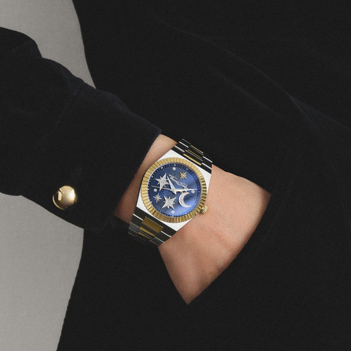 THOMAS SABO Women's Moon and Stars Watch with Black Dial