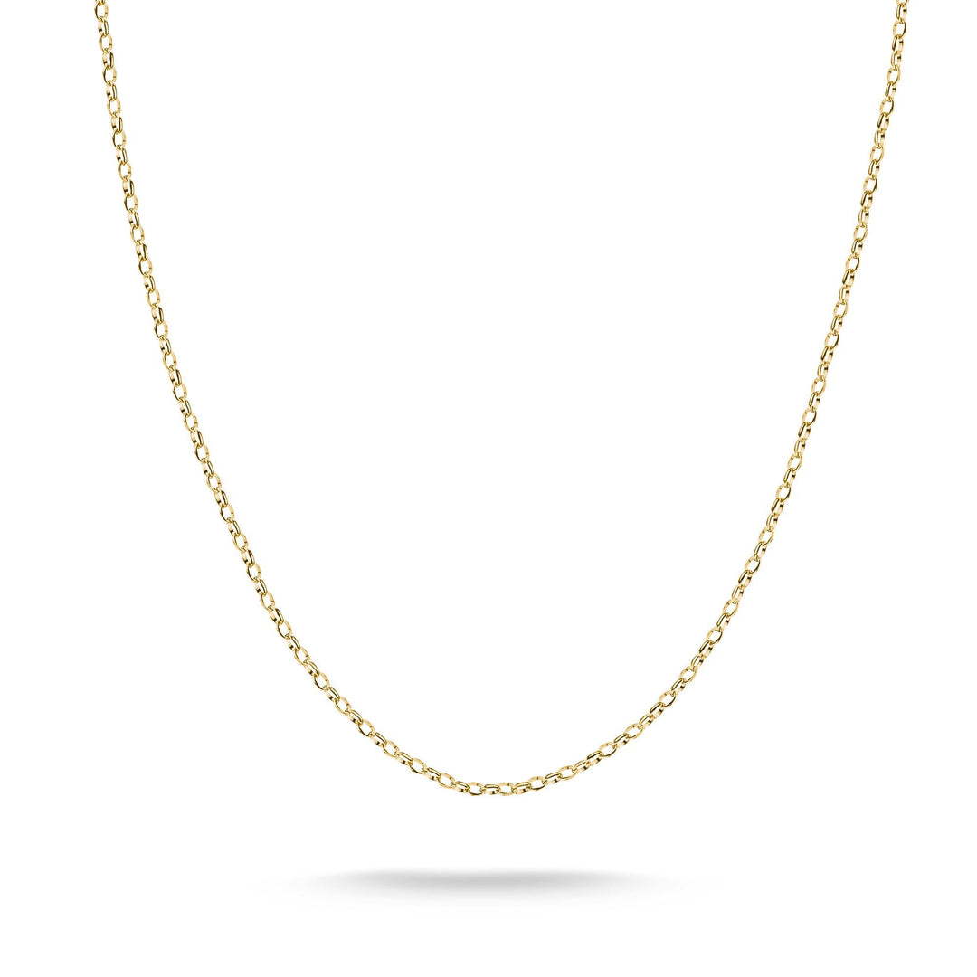 THOMAS SABO Gold-Tone Stainless Steel Box Chain Necklace 2mm