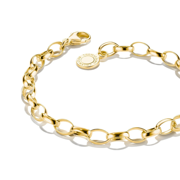 THOMAS SABO Gold-Tone Stainless Steel Charm Club Bracelet