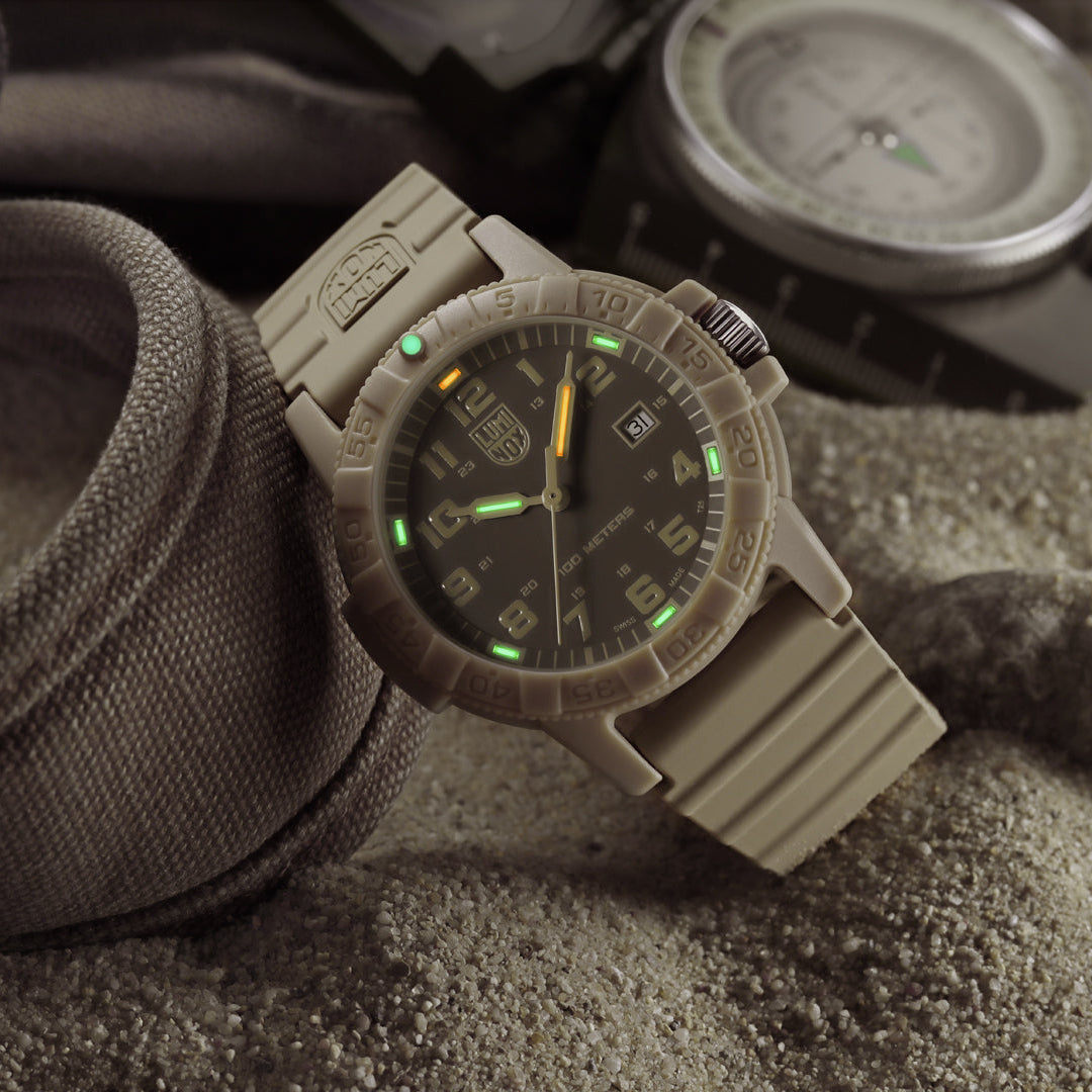 Luminox Leatherback Sea Turtle "Sand Turtle", 44mm watch - XS.0326