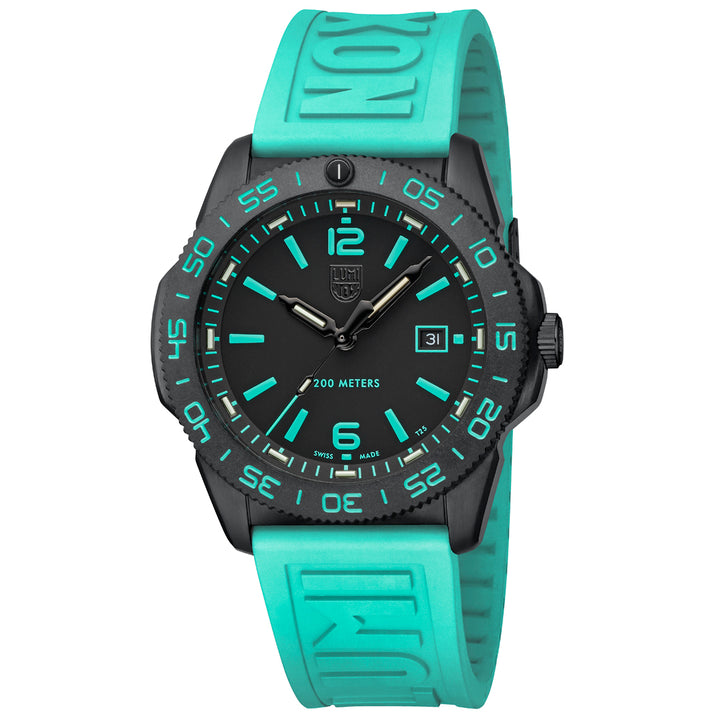 Luminox Pacific Diver Teal 44mm Limited Edition Watch Set