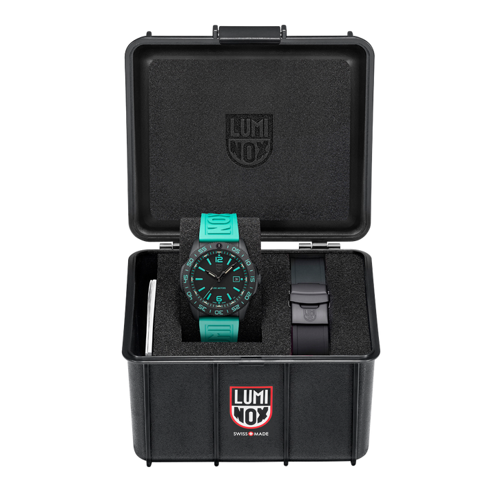 Luminox Pacific Diver Teal 44mm Limited Edition Watch Set