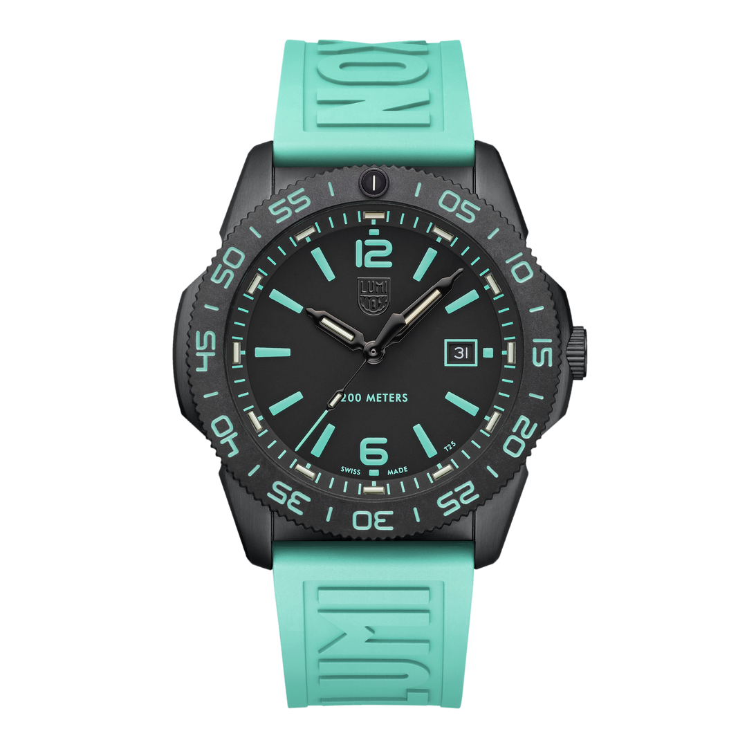 Luminox Pacific Diver Teal 44mm Limited Edition Watch Set