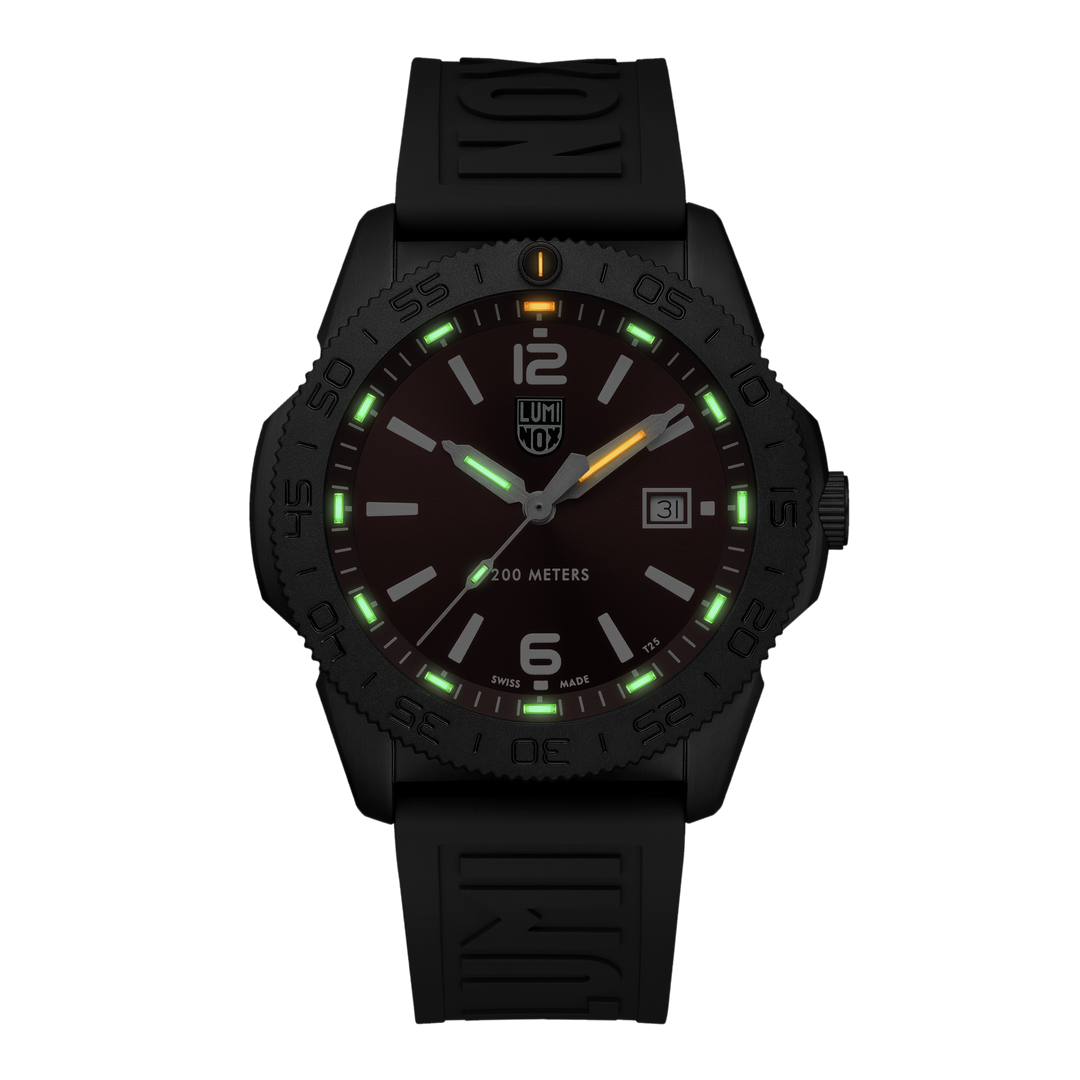 Luminox Pacific Diver Red Dial Black Steel 44mm Watch - XS.3135.B