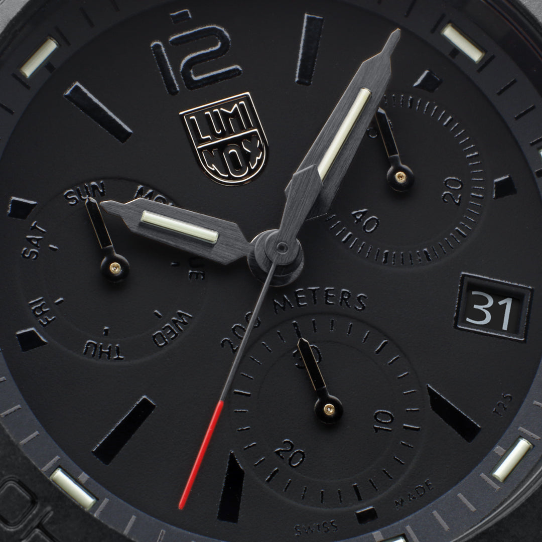 Pacific Diver Blackout Chronograph Men's Watch Set