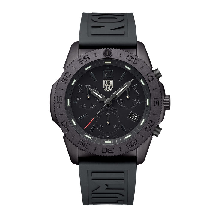Pacific Diver Blackout Chronograph Men's Watch Set