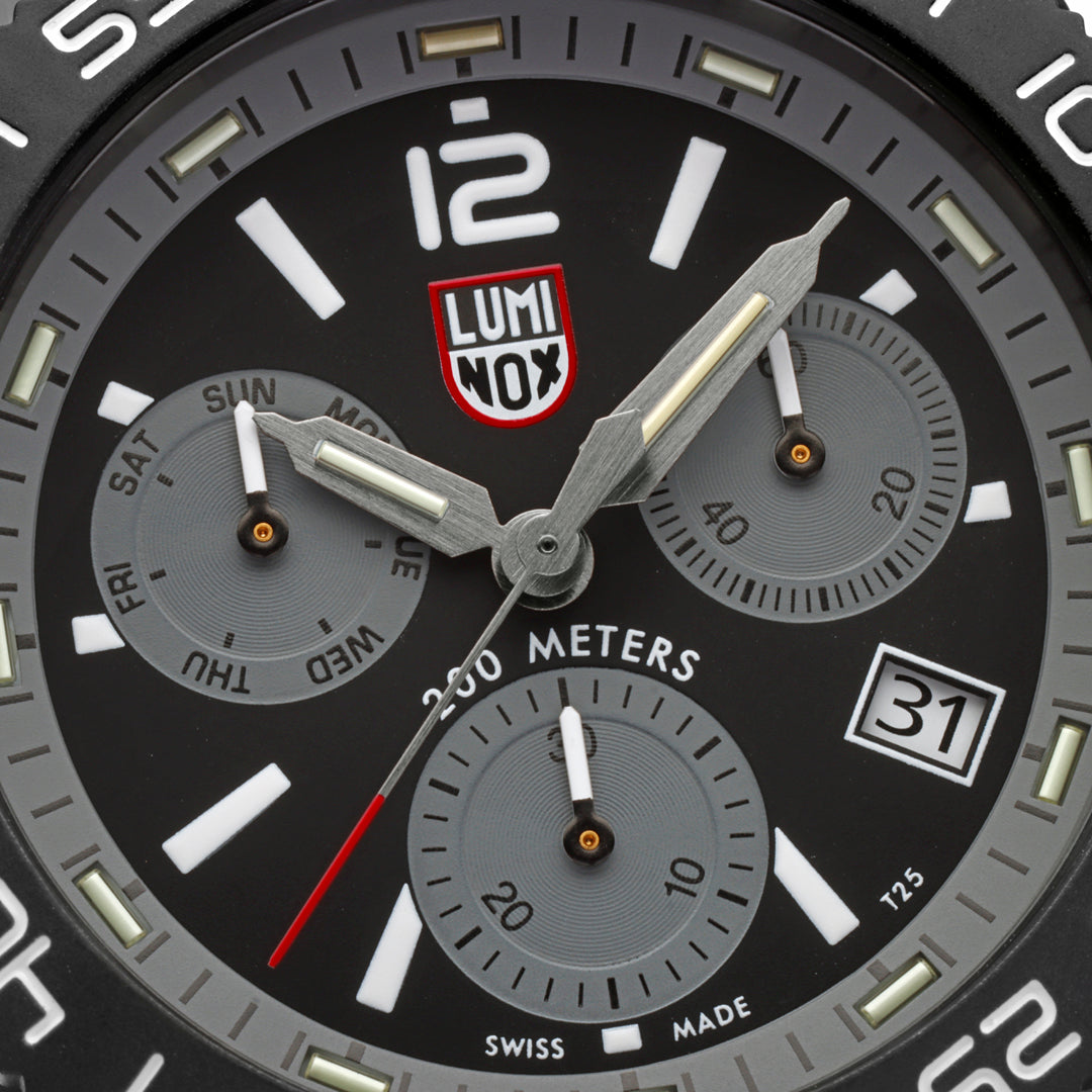 Pacific Diver Chronograph, 3140 Series Grey 44mm Watch - XS.3148