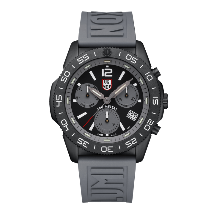 Pacific Diver Chronograph, 3140 Series Grey 44mm Watch - XS.3148