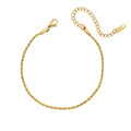 Essentials Twisted Rope Chain Anklet