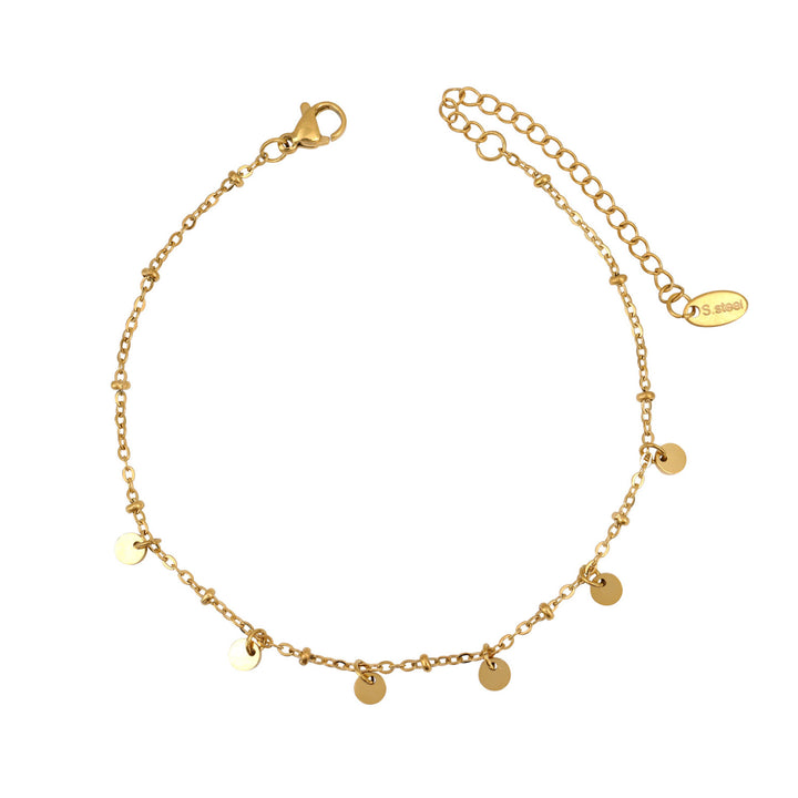 Essentials Flat Disc Anklet