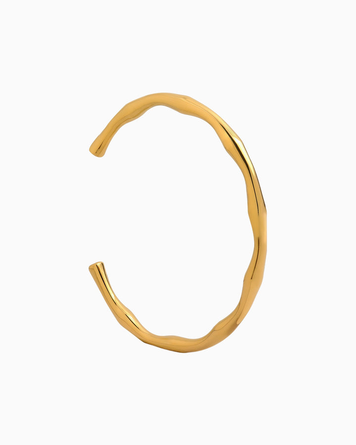Essentials Bamboo-Inspired Cuff | Zoe Olivia Jewellery Australia