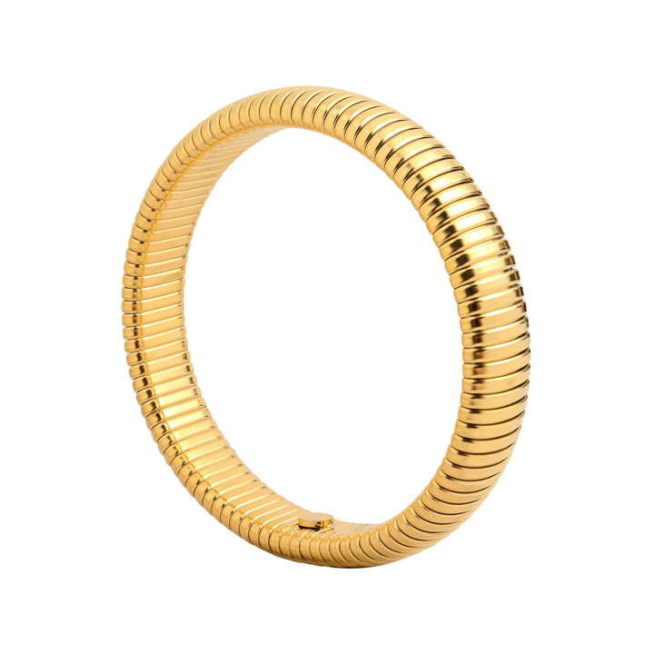 Dunes Gold Tone Stretch Bangle