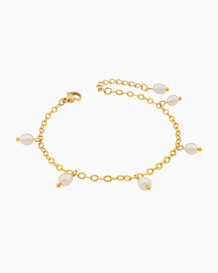 Luna Intermittent Cultured Freshwater Pearl Bracelet | Zoe Olivia Jewellery Australia