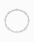 Solara Stretch Beaded Bracelet in Silver | Zoe Olivia Jewellery Australia