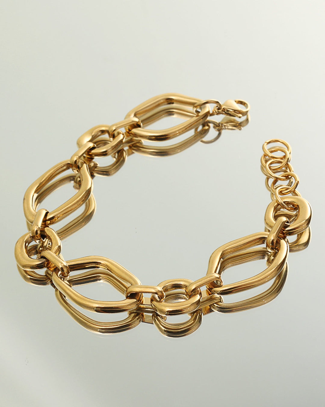 Muse Gold Organic Shaped Bracelet