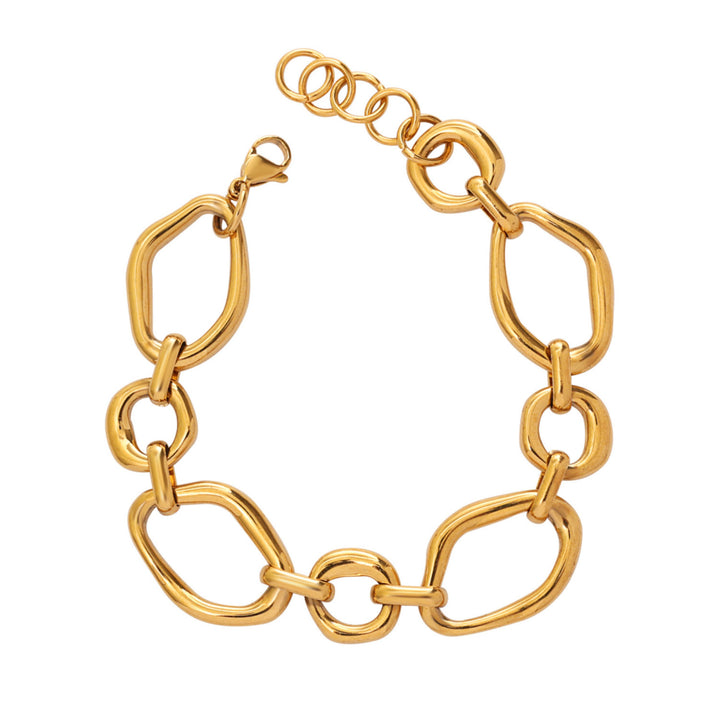 Muse Gold Organic Shaped Bracelet