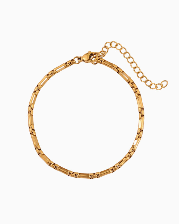 Muse Gold Mixed Link Bracelet