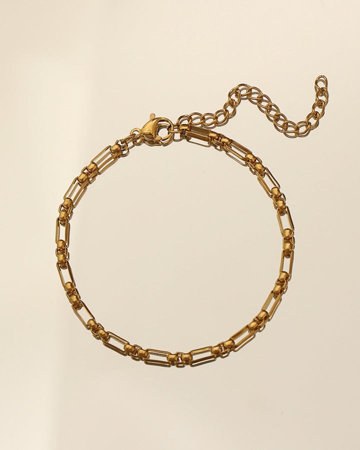 Muse Gold Mixed Link Bracelet