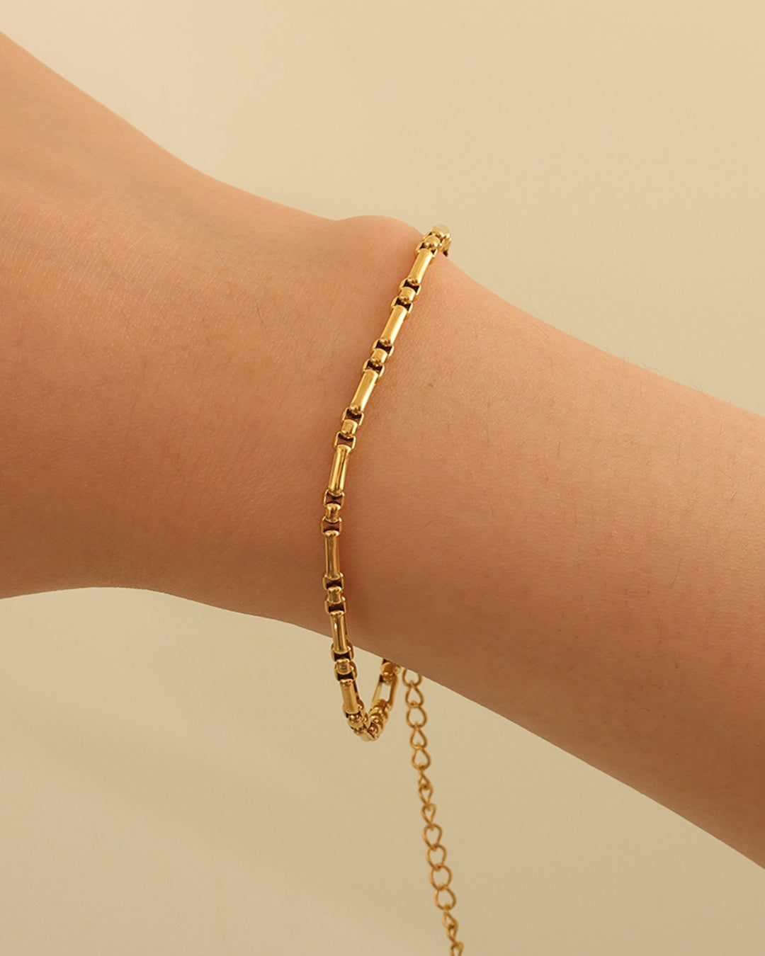 Muse Gold Mixed Link Bracelet