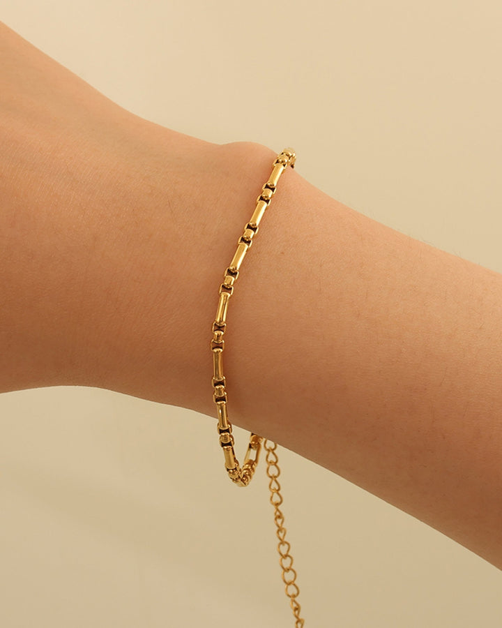 Muse Gold Mixed Link Bracelet