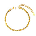 Essentials Gold Rope Twist Bracelet