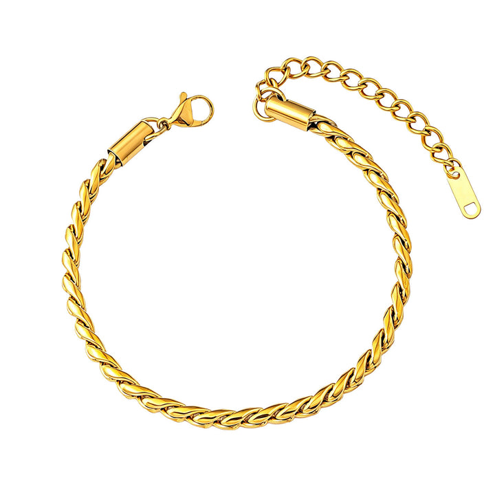 Essentials Gold Rope Twist Bracelet