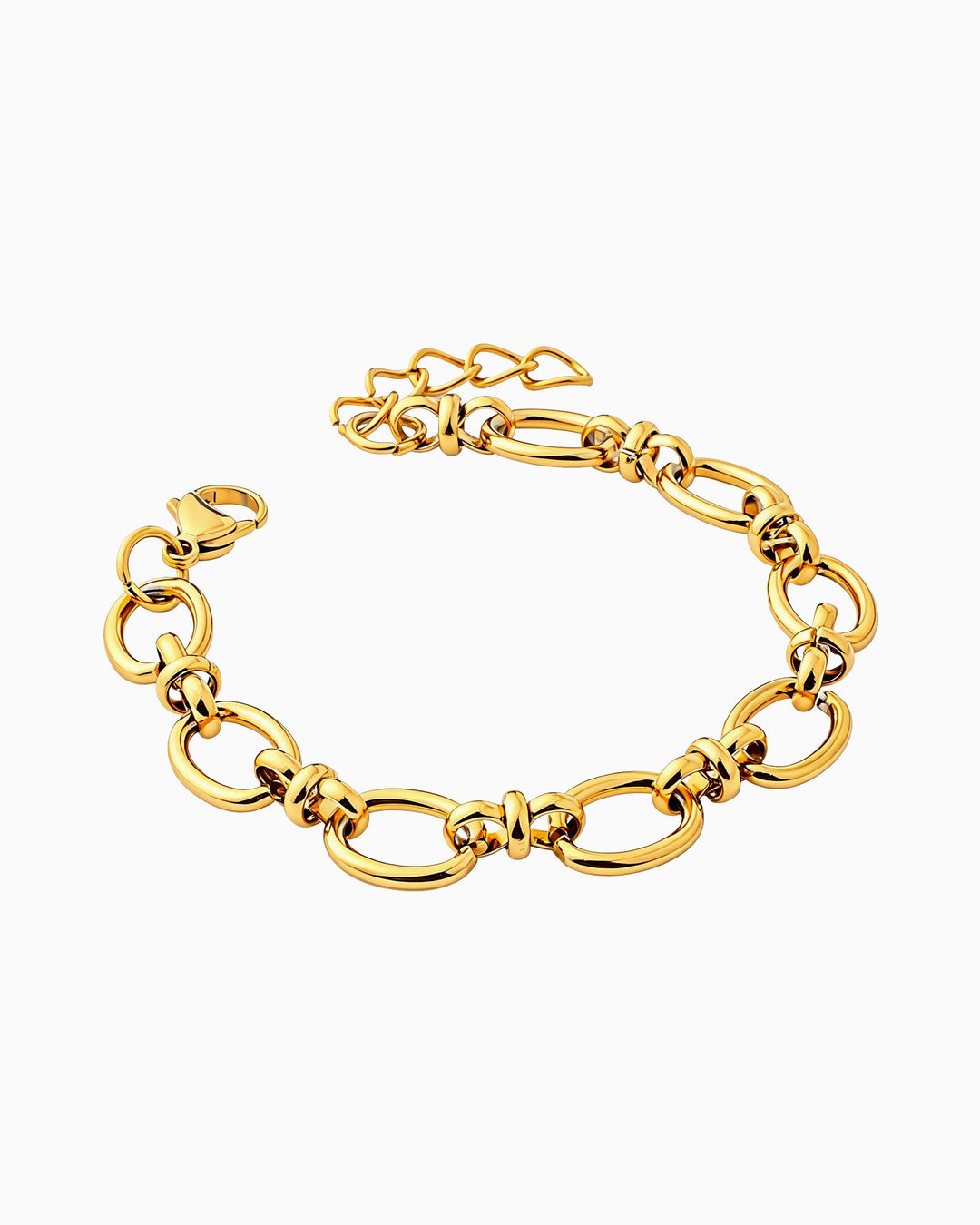 Muse Gold Large Intermittent Link Bracelet