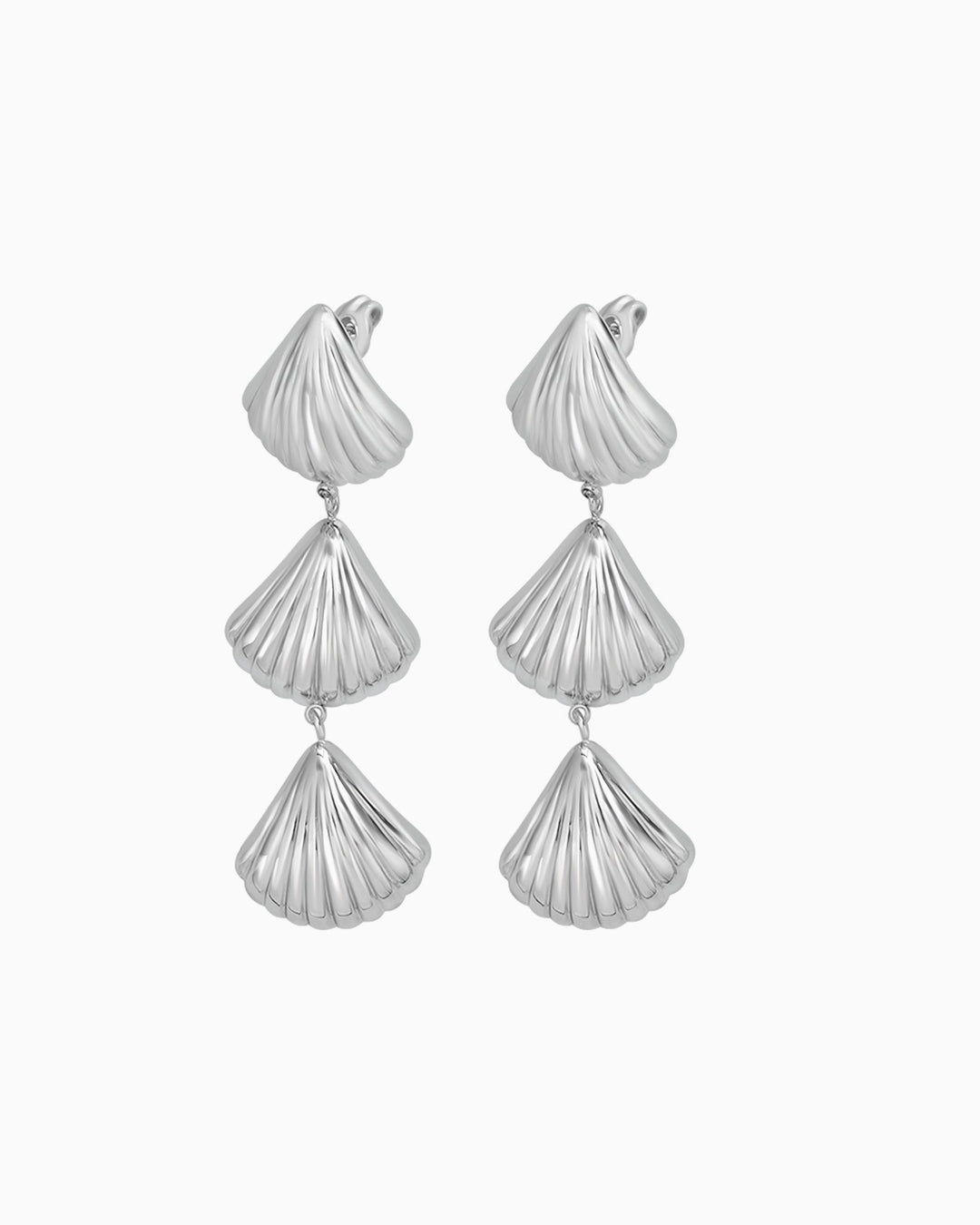 Drift Shell Drop Stud Earrings | Zoe Olivia Jewellery Australia
