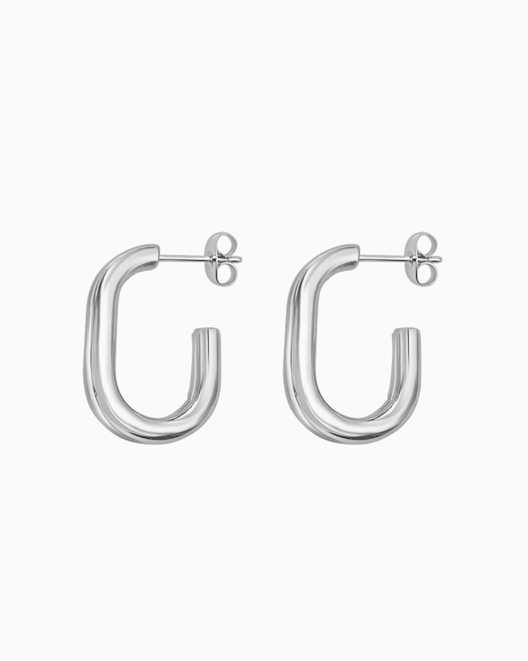 Cascada Open Double Hoop Stud Earrings | Zoe Olivia Jewellery Australia