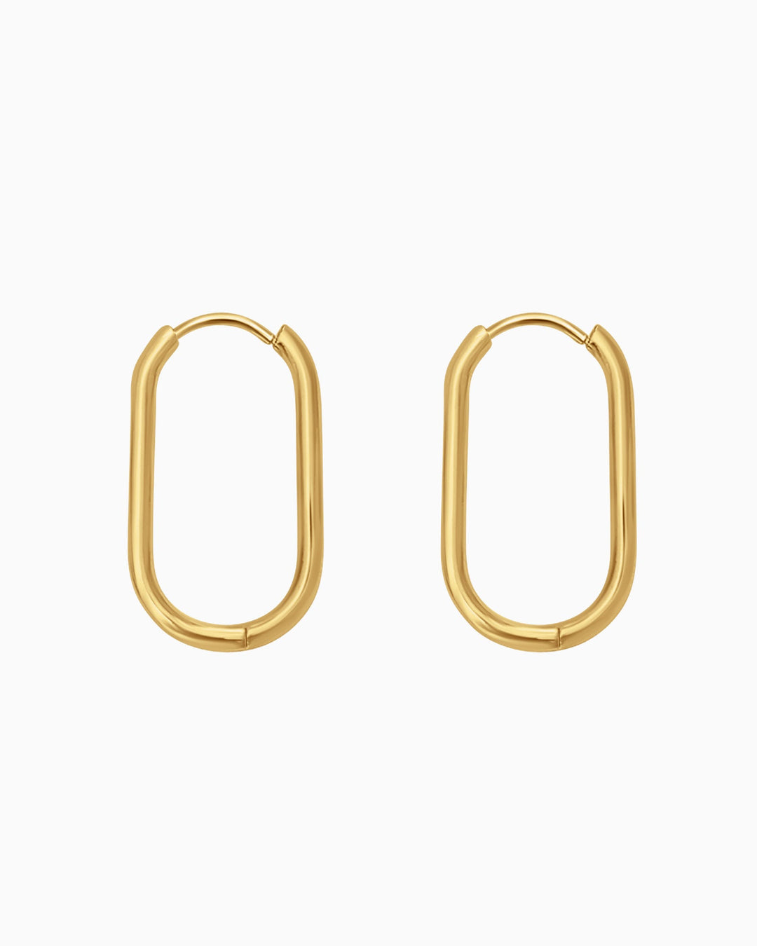 Essentials Oval Huggie Hoops | Zoe Olivia Jewellery Australia