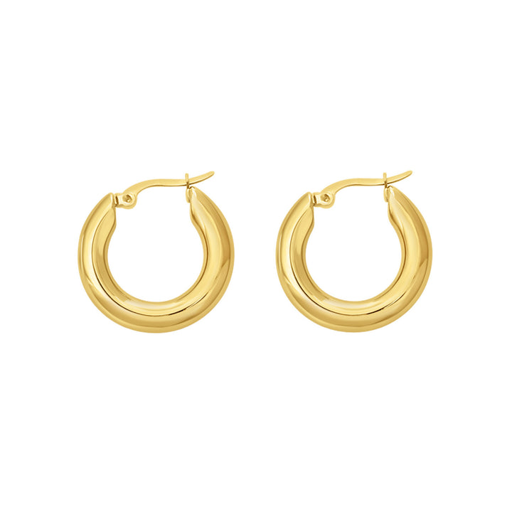 Essentials Sculpted Thick Hoops