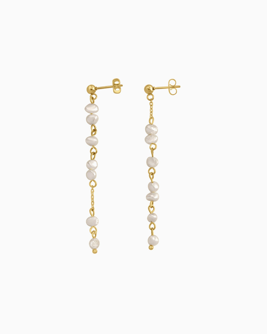 Opaline Freshwater Pearl Drop Stud Earrings | Zoe Olivia Jewellery Australia