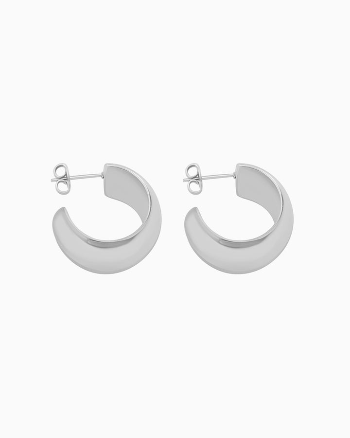 Cascada Chunky Huggie Hoops | Zoe Olivia Jewellery Australia