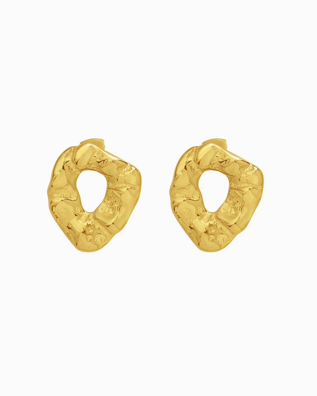 Cascada Organic Open Centre Stud Earrings | Zoe Olivia Jewellery Australia