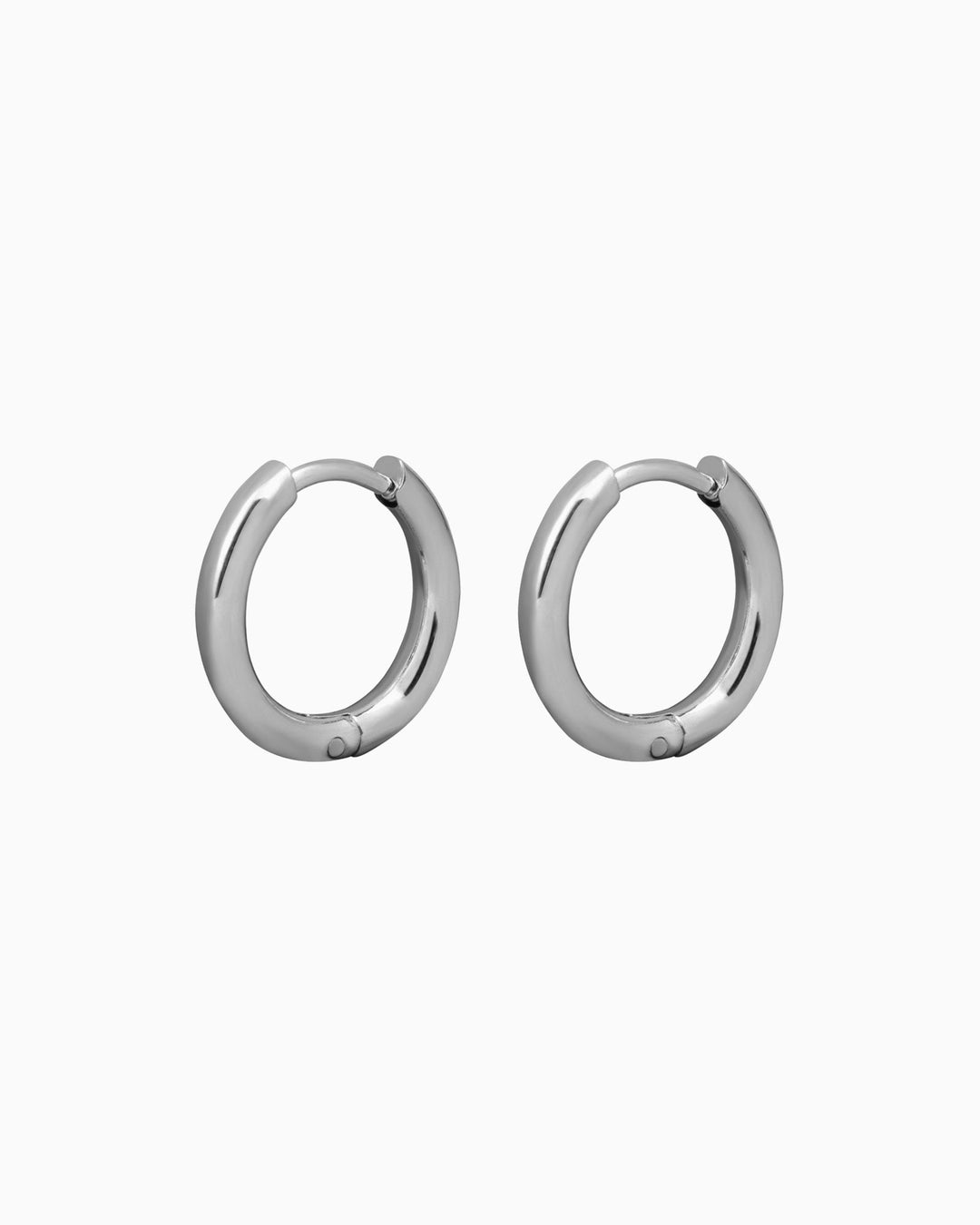 Essentials Medium Tubular Classic Hoops | Zoe Olivia Jewellery Australia