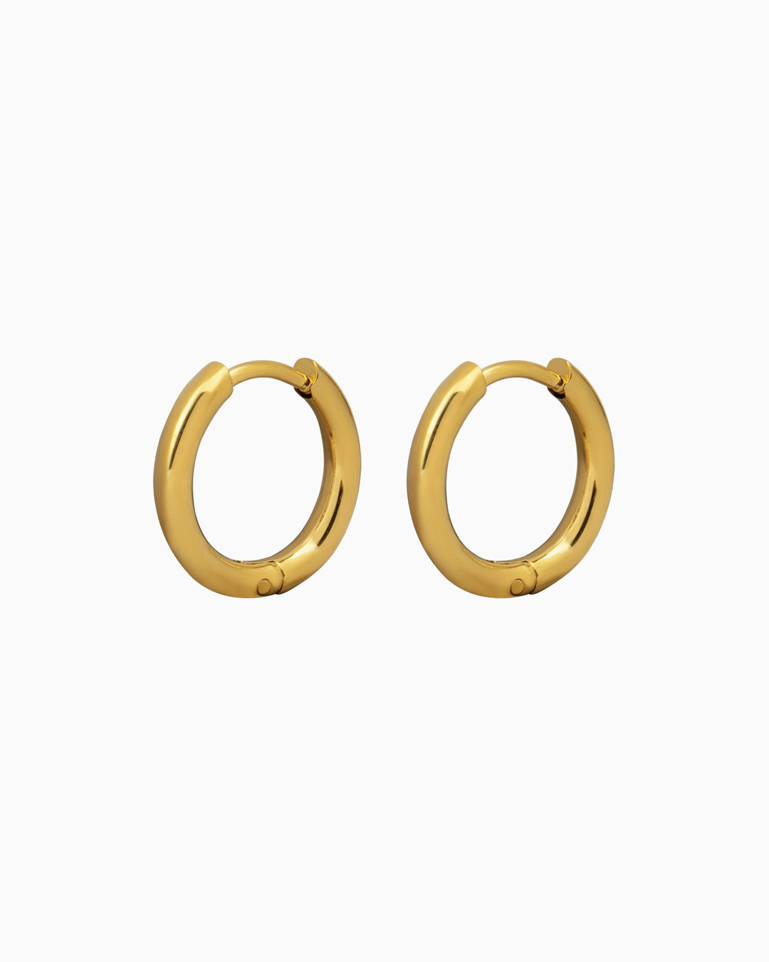 Essentials Medium Tubular Classic Hoops | Zoe Olivia Jewellery Australia