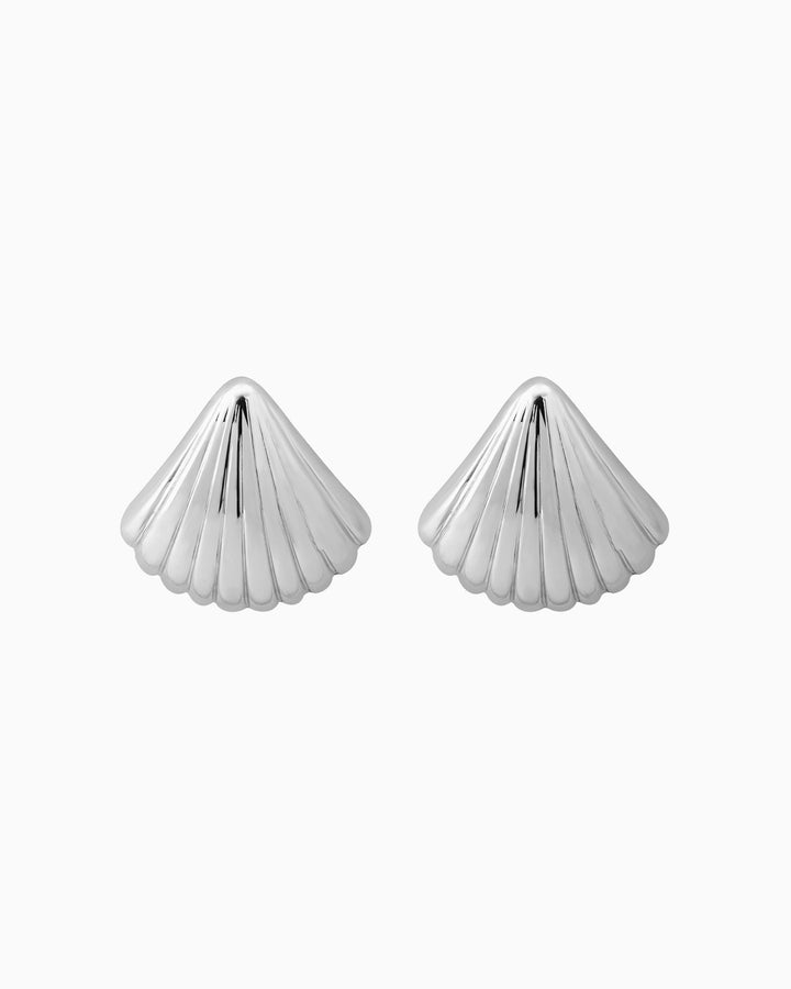 Drift Large Shell Stud Earrings | Zoe Olivia Jewellery Australia