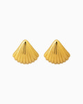Drift Large Shell Stud Earrings | Zoe Olivia Jewellery Australia