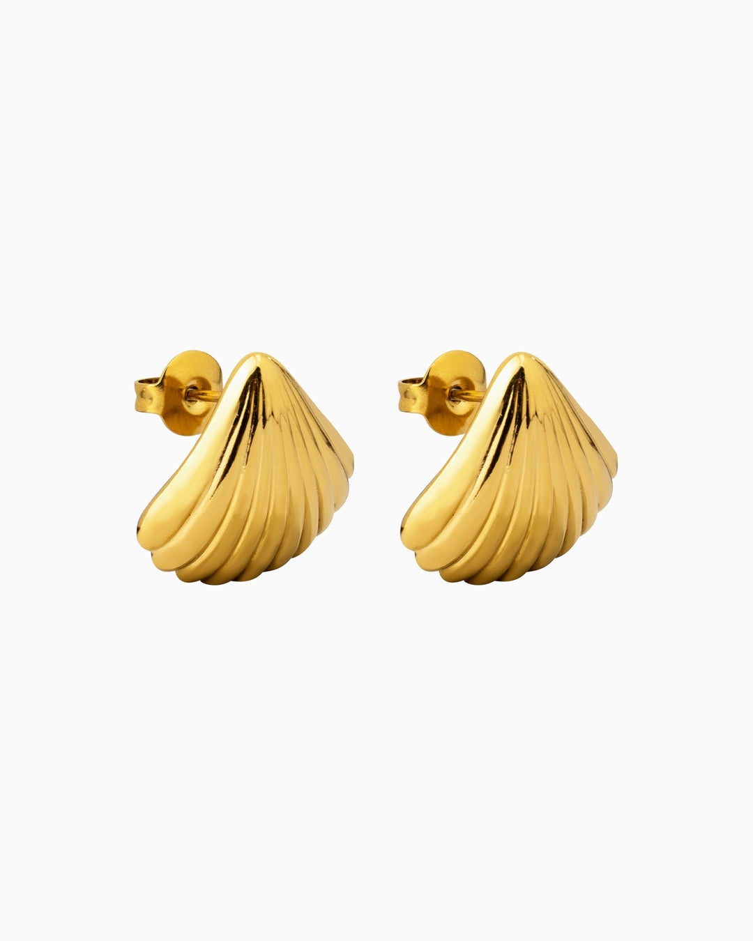 Drift Large Shell Stud Earrings | Zoe Olivia Jewellery Australia