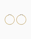 Essentials Classic Large Hinged Hoops | Zoe Olivia Jewellery Australia