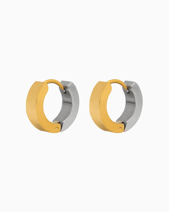 Dunes Mini Hinged Hoops | Zoe Olivia Jewellery Australia